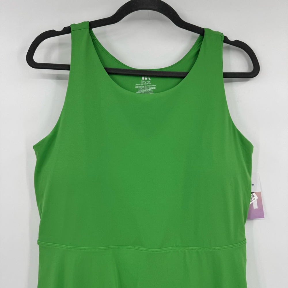 JoyLab Bright Green Racerback Mini Dress - Picture 5 of 13
